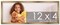 12x4 Solid Wood Picture Frame with UV-Resistant Acrylic & Acid-Free Backing, Available in 6 Finishes: Matte Black, Matte White, Metallic Bronze, Silver, Natural Wood Grain & Mahogany
